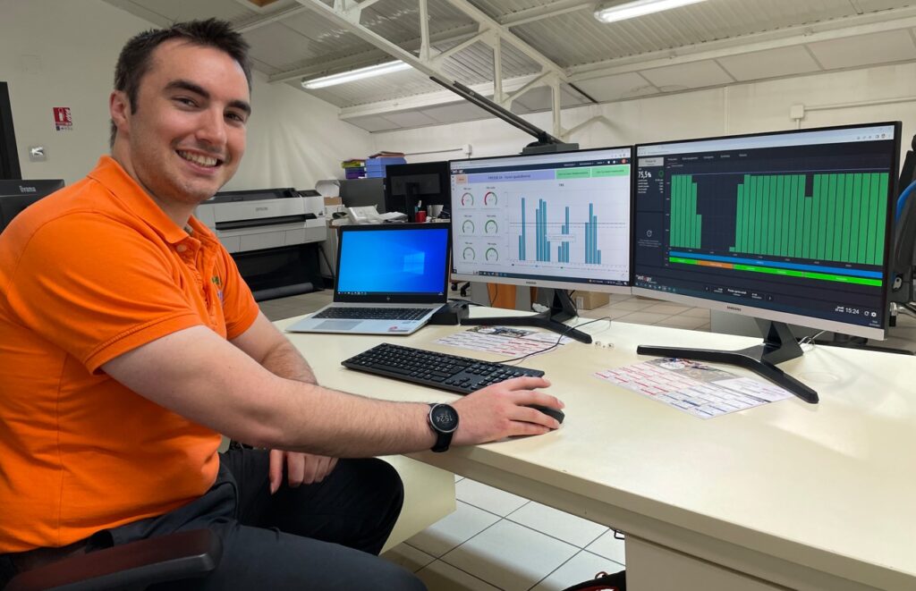 Manager utilisant le logiciel MES Astn'go